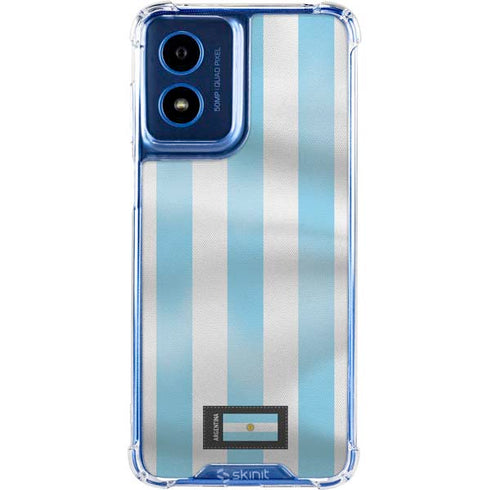 Argentina Soccer Flag Moto G 5G (2024) Clear Case
